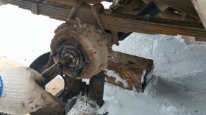 Убитый УАЗ за 40т.р Восстановление. Бортовой редуктор заднего моста, тормоза, воздуховоды. 4