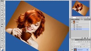 Adobe Photoshop - Поворот и зеркальное отражение изображения целиком