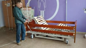 Кровать медицинская для лежачих больных с электроприводом