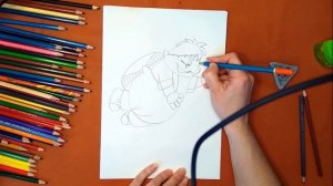 Как нарисовать Карлсона. Онлайн-школа рисования "Малевашки"