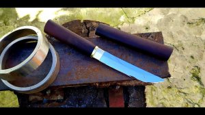 Изготовление отличного ножа из подшипника