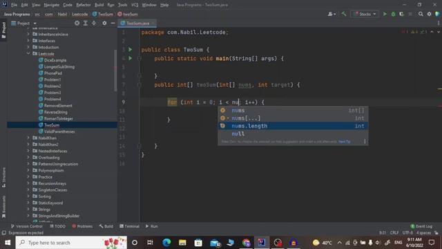 Two sum solution java || Leetcode  1