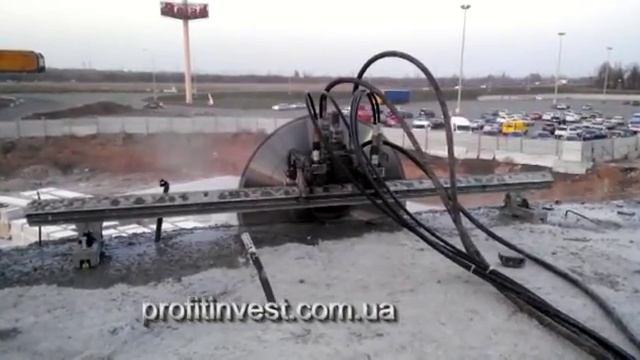 profitinvest Алмазная резка бетона циркулярной пилой смотреть онлайн