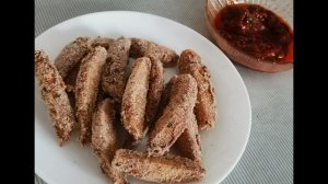 КАРТОФЕЛЬ В ПАНИРОВКЕ ПО НОВОМУ! Картофель с томатным соусом!  Картофель запечённый в духовке.