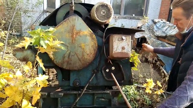 Рубочный станок, запуск, проверка на арматуре. смотреть онлайн