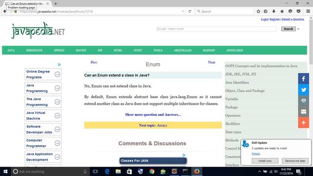 Can an Enum extend a class in Java?
| javapedia.net смотреть онлайн