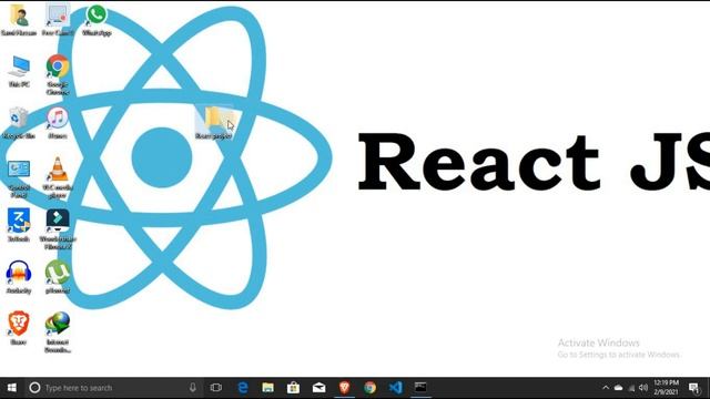 How to Install React on Windows - create react app using npm - Getting Started react.js смотреть онлайн