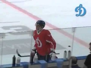 Александр Овечкин - первая тренировка