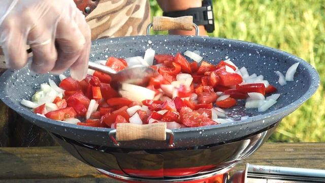 Обалденный завтрак на природе яичница на садже смотреть онлайн