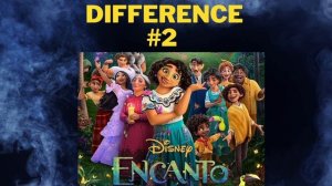 Three differences between A tale of three sisters (book) and Disney Encanto