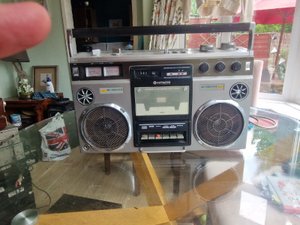Vintage Hitachi Model TRK-8155E Radio Cassette Ghetto Blaster-1978 ГОД