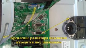 PHILIPS 32PFL3517T  разборка матрицы и ремонт подсветки