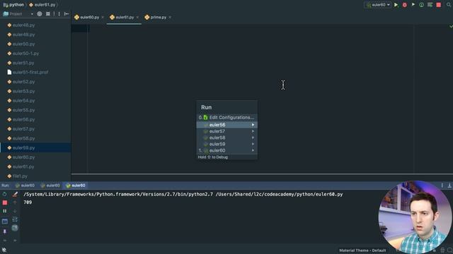 Python Project Euler - 60 , 61