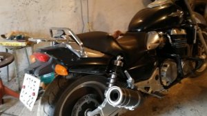 мой Honda X4. Прямоток