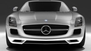 3D Model of MERCEDES SLS AMG STD MATERIALS Review