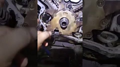 замена цепи грм vk56de. инфинити, ниссан