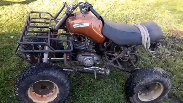 Самодельный квадроцикл на базе Тулы.Homemade quad bike смотреть онлайн