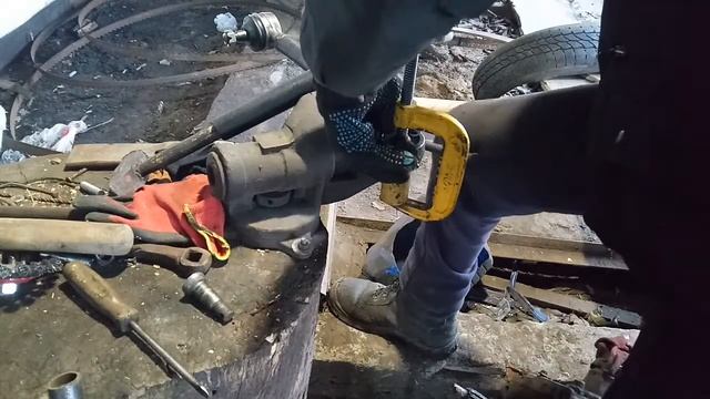 Ремонт рулевых тяг Замена пальцев поперечной и продольной тяги на ГАЗ 53