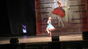 Русский танец. Дети Соло. Девочки.Алессия Корчоне - Я на печке Молотила