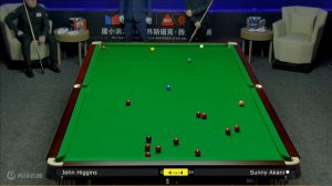 John Higgins vs Sunny Akani decider frame