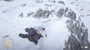 Red Dead Redemption 2 / Робот Марко Драгича сидит на горе