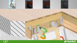 Видеоинструкция по монтажу | Дополнительная ступень LXT | FAKRO