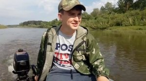 Покатушки на лодке  Солар 350 с двигателем 4 лс