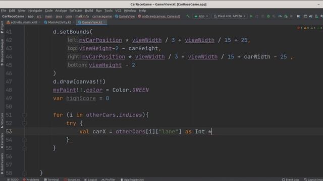 how to make car racing game in android studio\how to make your own car game in android studio