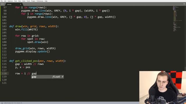A* Pathfinding Visualization Tutorial - Python A* Path Finding Tutorial смотреть онлайн