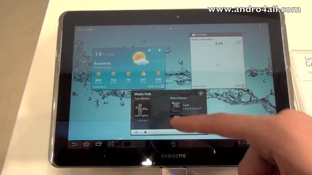 Samsung Galaxy Tab 2 10.1 MWC 2012 [HD] смотреть онлайн