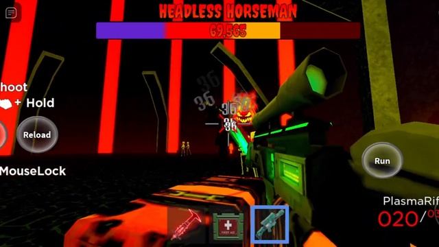 Roblox Survival Zombie Tycoon Defeating the boss (Headless Horseman) смотреть онлайн