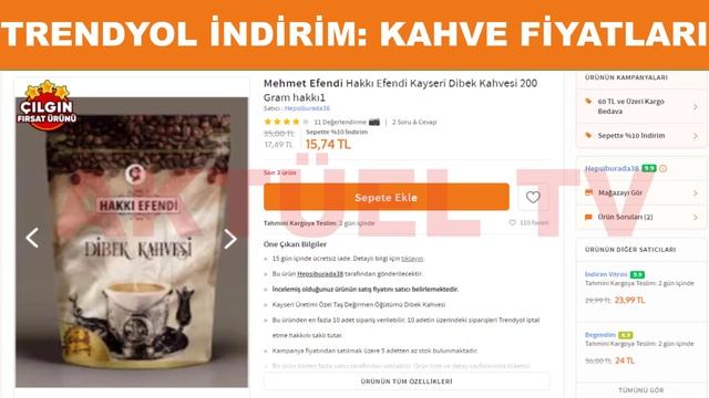 ☕ Trendyol İndirim ☕ Trendyol Kahve Fiyatları ☕ Trendyol Güncel Dibek Kahve Fiyatları ☕ Trendyol смотреть онлайн
