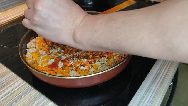 Запеканка картофельная с мясным фаршем( супер нежная и воздушная)