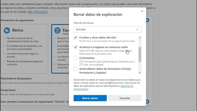 Cómo borrar la caché y las cookies en Edge смотреть онлайн