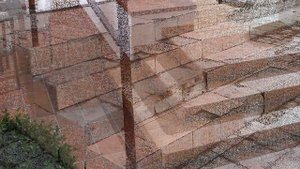 Отделка лестницы из бетона в ЦКБ РАН на Литовском бульваре, 1а в Москве. Технология C3 не подвела!