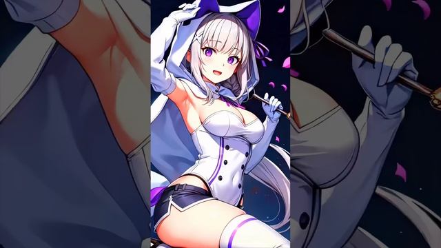 AI video Emilia #нейросеть #anime #ии #аниме #вайфу #shorts