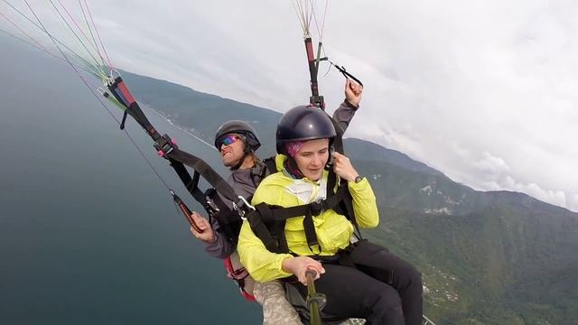 Гагра параплан финиш