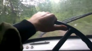Едем за грибами, УАЗ в деле, дожди льют !!