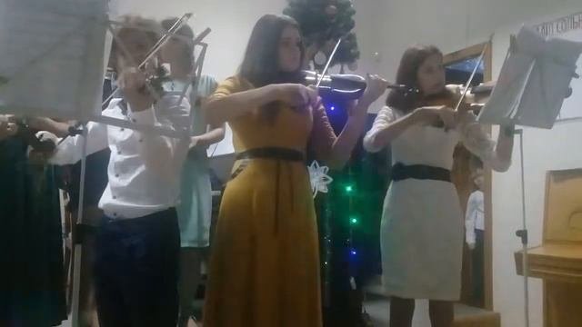 УкраЇнська народна пісня Щедрик на скрипці ансамбль