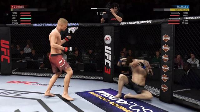 Александр Кокорин vs Павел Мамаев БОЙ в UFC 3
