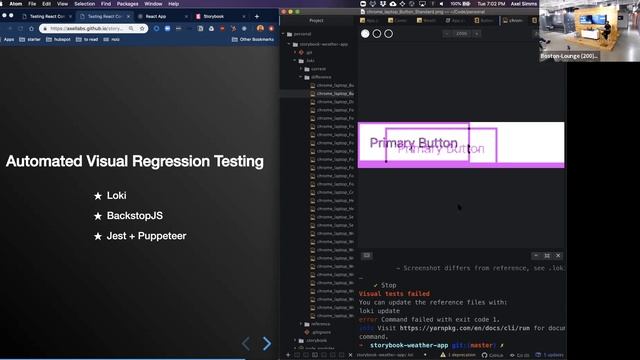 "Testing React Components with Storybook" w/ Axel Simms смотреть онлайн