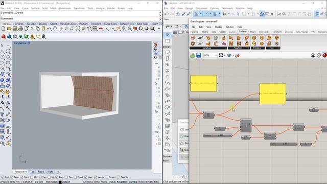 ARCHICAD 23 GRASSHOPPER параметрический потолок и стена смотреть онлайн