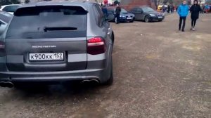 Звук выхлопа porsche cayenne