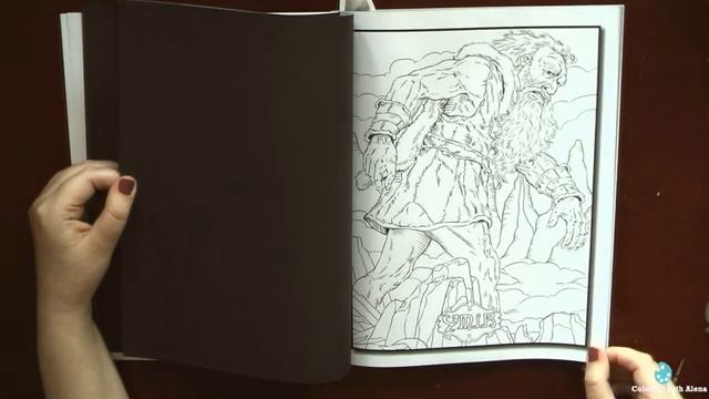 Скандинавская мифология. Обзор раскраски-антистресс Norse Mythology смотреть онлайн