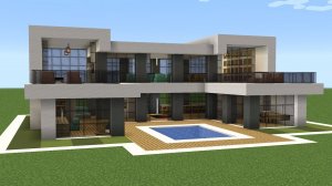 Майнкрафт - Как построить современный дом 44. Minecraft