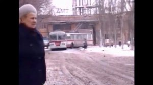 Донецкие трамваи и троллейбусы в марте 1995 года