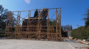 Турция. Чанаккале. Троя. Троянский конь. Обзор парка троя. Дарданеллы. Города Турции