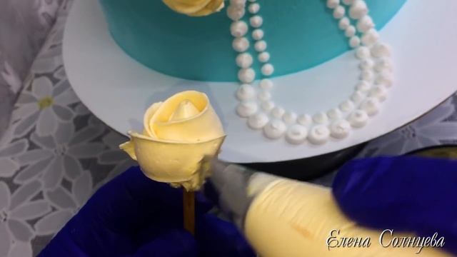 ВЕЛИКОЛЕПНЫЙ торт в стиле "ТИФФАНИ". Елена Солнцева смотреть онлайн