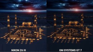 Nikon Z6 III VS OM Systems GT-7 Night Mode Camera Comparison Tailor Nikon Z6 3