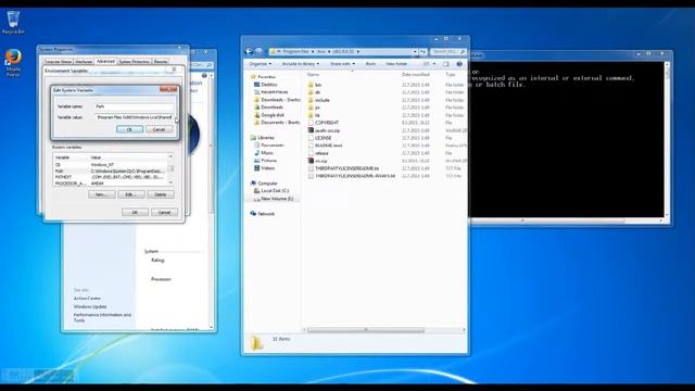 How to set up system variables for Java